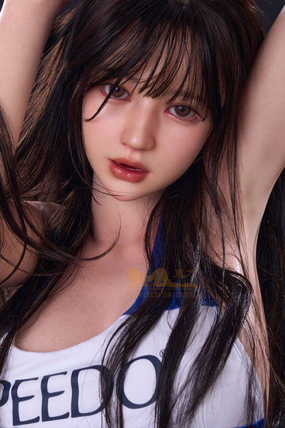 Evie ROS head Sport girl 161cm(5ft28) F-Cup Full Silicone Sexy Love Doll - Oriental series -Irontech Doll®