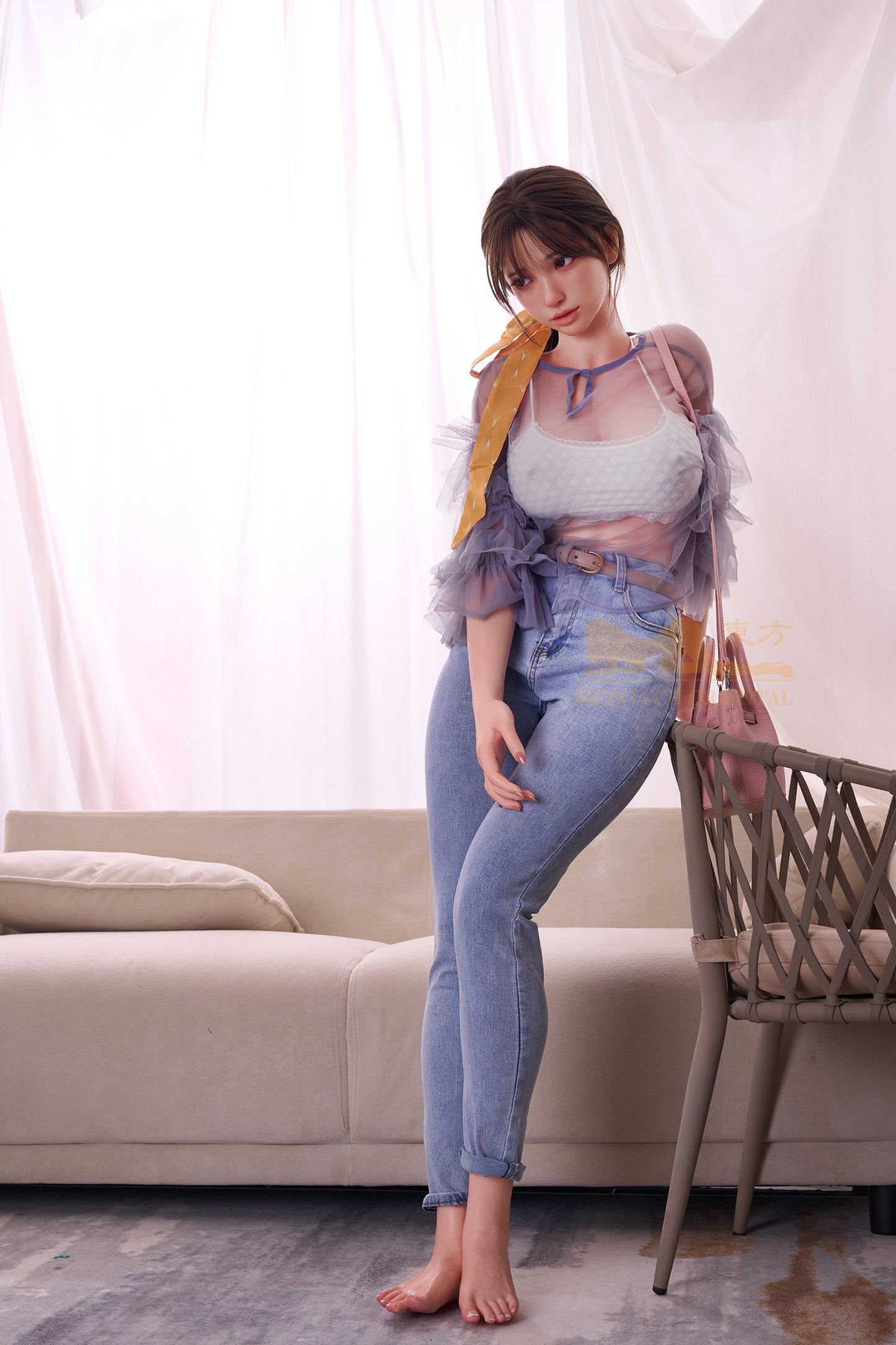 Oriental series Kitty ROS head 161cm(5ft28) F-Cup Full Silicone Sexy Love Doll - Irontech Doll®