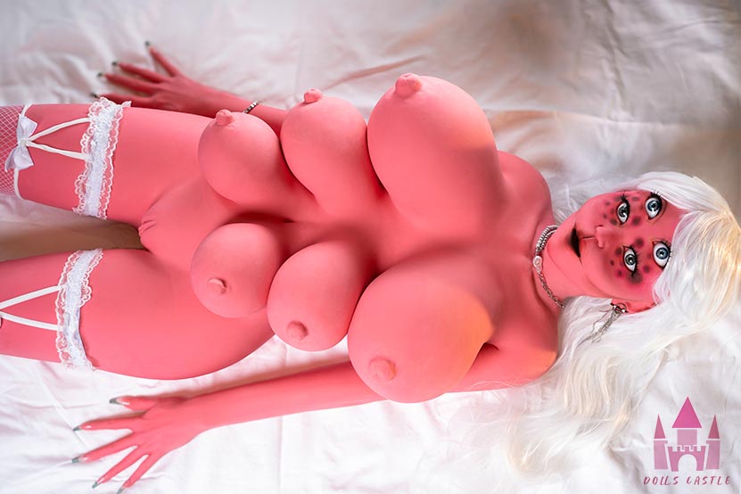 Carol Pink Skin Six Boobs Fantasy Sex Doll - Doll's Castle [USA STOCK] Doll's Castle