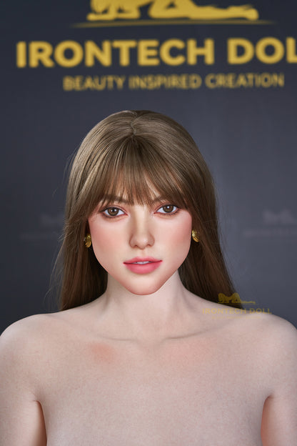 Vivian pink lover ROSmax head 171cm (5ft6) D-Cup Realistic Silicone Doll - IronTech Doll®