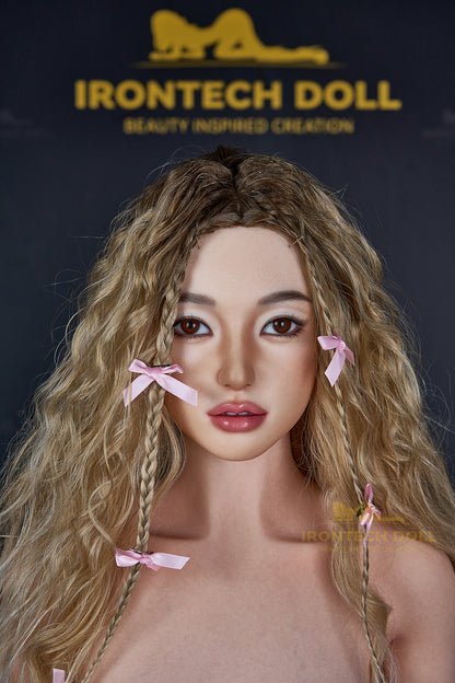 Miku ROSmax head 153cm(5ft) E-Cup Pink Lover Full Silicone Sex Doll- Irontech Doll®