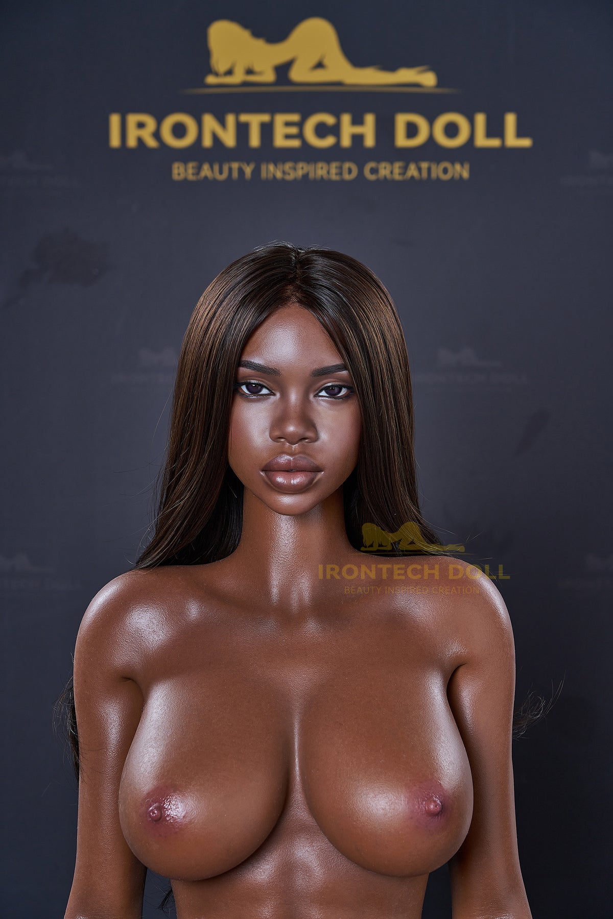 Black Penny ROSmax head 161cm(5ft28) F-Cup Sexy Silicone Love Doll - Super Realistic Series - Irontech Doll®