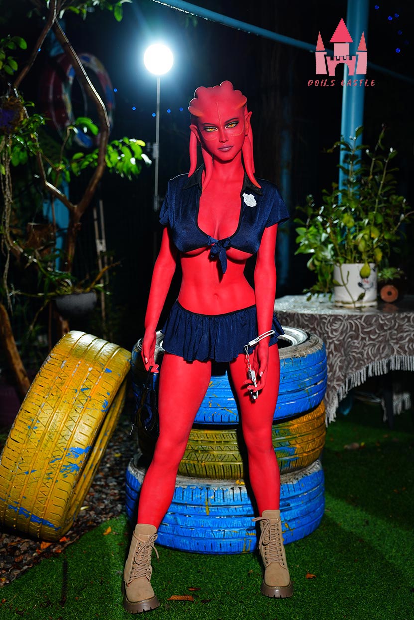 Grace Red Skin Fantasy Sex Doll - Doll's Castle [USA STOCK] Doll's Castle