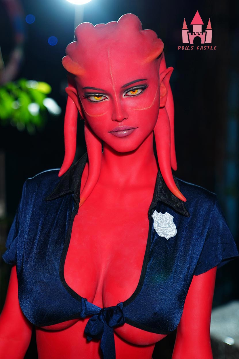 Grace Red Skin Curvy Fantasy Sex Doll - Doll's Castle [USA STOCK] - photo 7