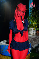 Grace Red Skin Curvy Fantasy Sex Doll - Doll's Castle [USA STOCK]