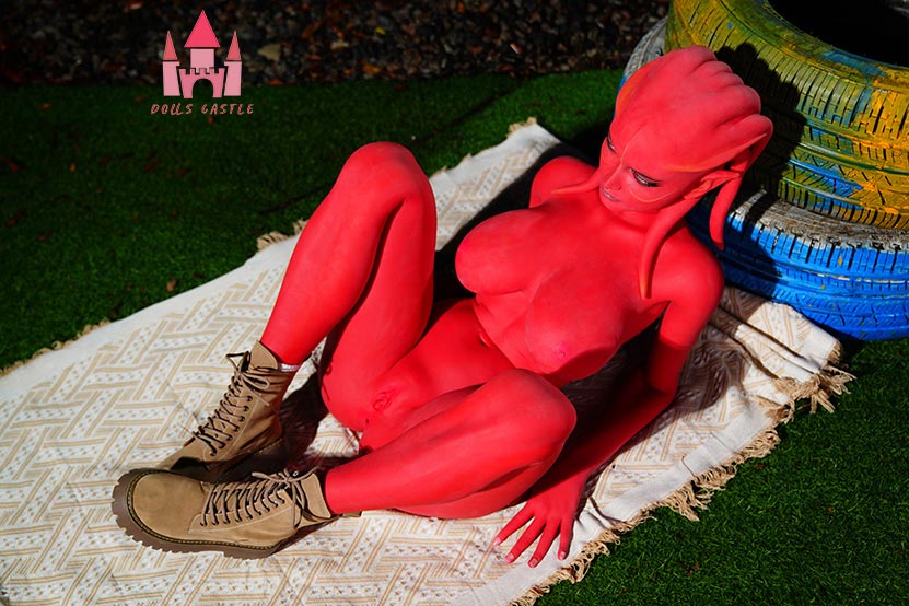 Grace Red Skin Fantasy Sex Doll - Doll's Castle [USA STOCK] Doll's Castle
