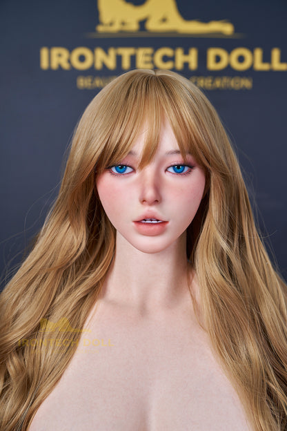 Vanessa ROSmax head Sweet Girl  161cm(5ft28) F-Cup Full Silicone Sexy Love Doll - Super Realistic Silicone Series - Irontech Doll®