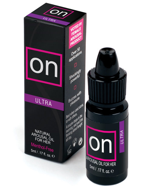 On Natural Arousal Oil For Her - Ultra 5 Ml Bottle Sensuva Valencia Naturals
