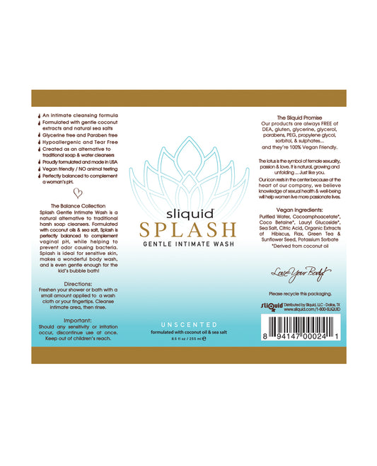 Sliquid Splash Feminine Wash Sliquid LLC