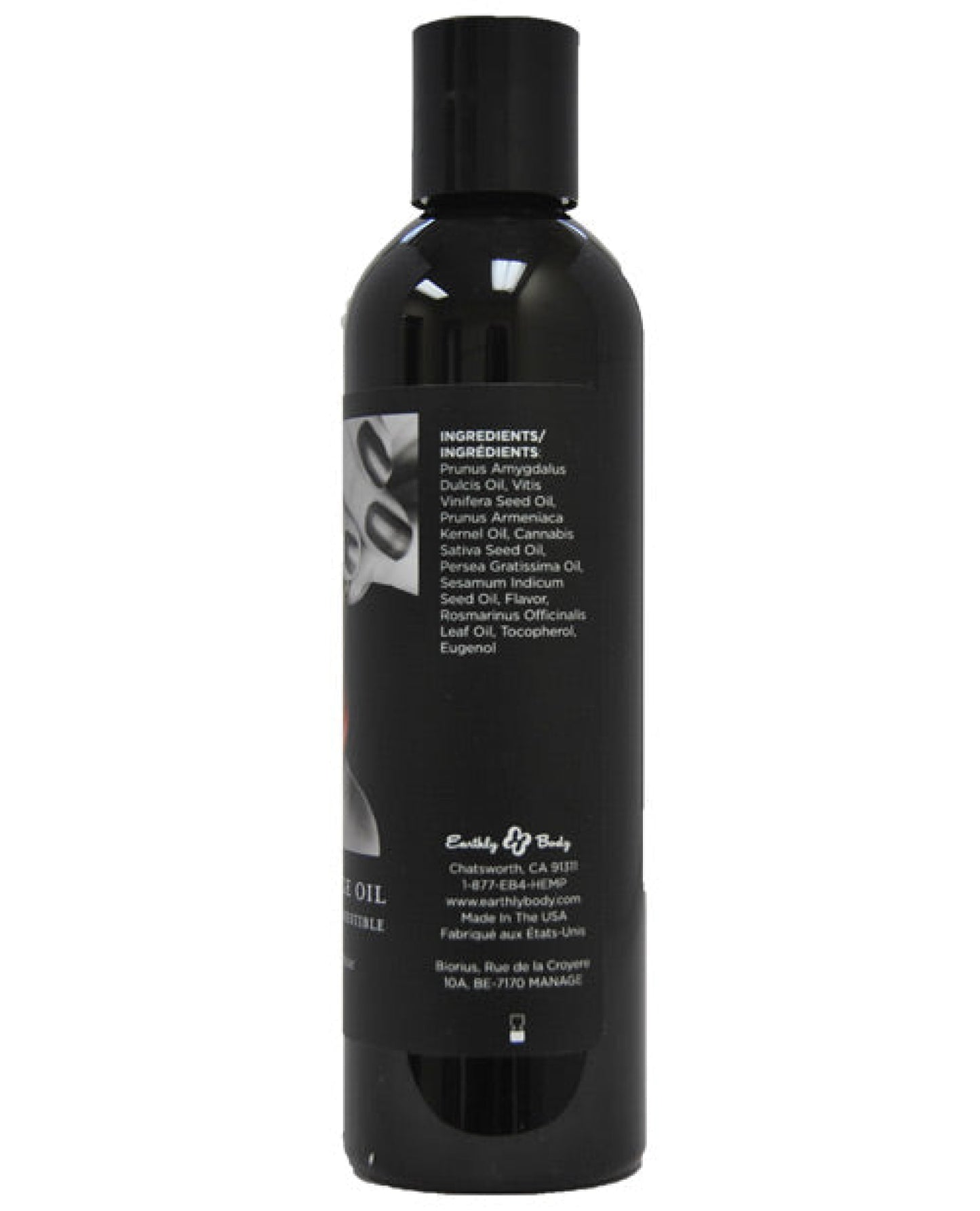 Earthly Body Hemp Edible Massage Oil Earthly Body