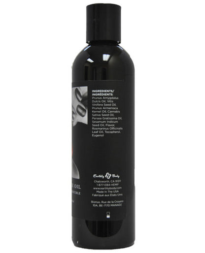 Earthly Body Hemp Edible Massage Oil Earthly Body