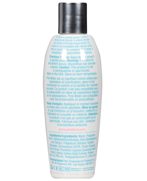 Pink Water Lube Flip Top Bottle Empowered Products