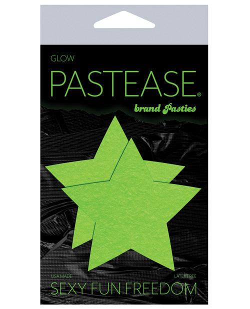 Pastease Premium Star - Glow in the Dark Green O/S Pastease