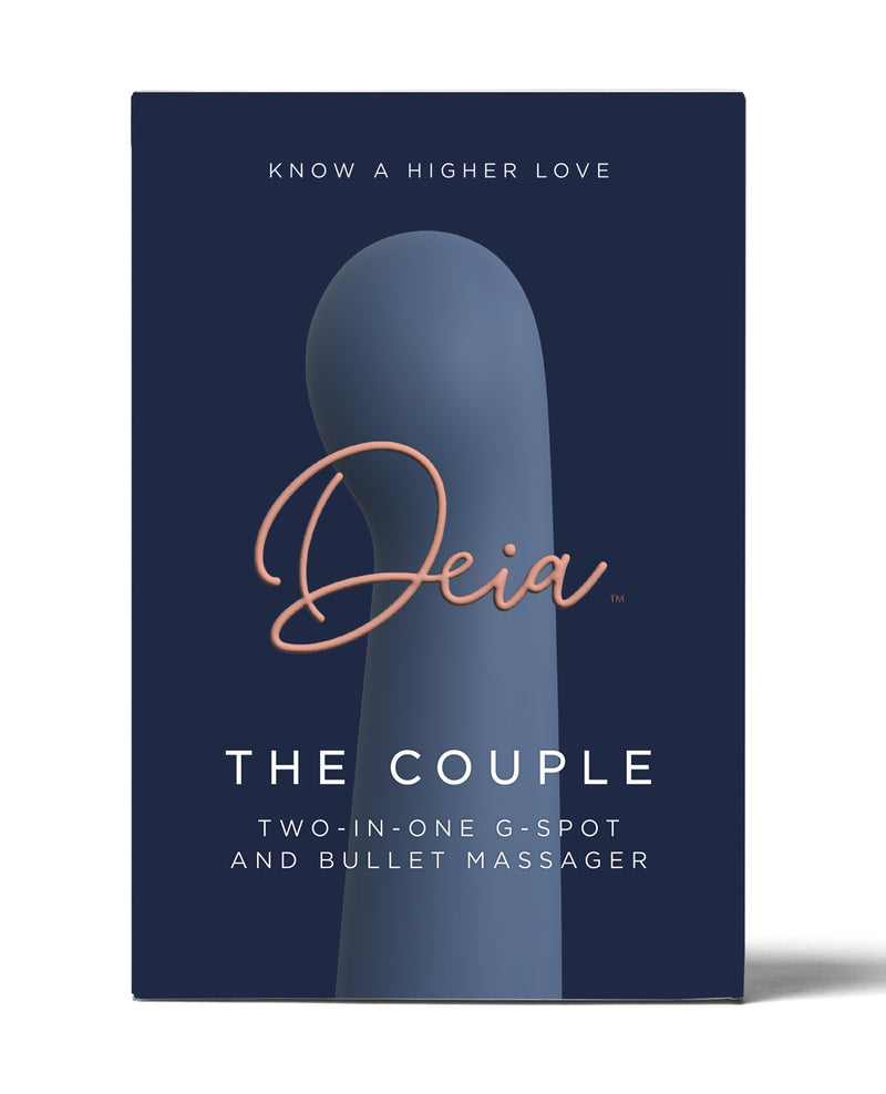 Deia the Couple Nesting Two-in-one Vibe - Navy Beacon Wellness Brands INC vibrators