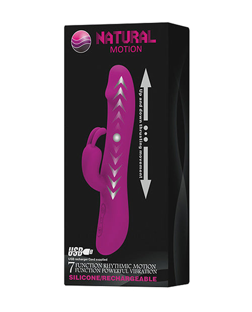 Pretty Love Natural Motion Thrusting Rabbit 7 Functions - Fuchsia Liaoyang Baile Health Care Produ vibrators