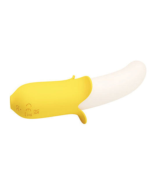 Pretty Love Banana Geek Thrusting Vibrator - Yellow Pretty Love