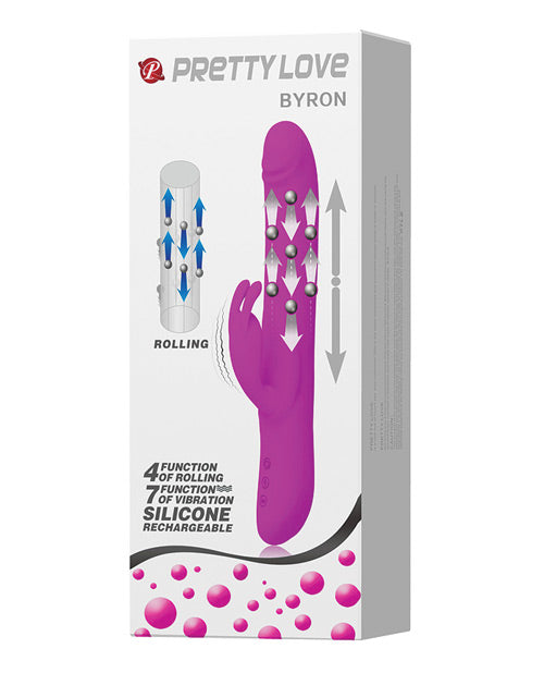 Pretty Love Byron Thrusting Rabbit - Fuchsia Liaoyang Baile Health Care Produ vibrators