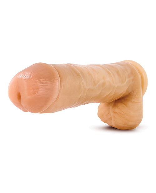 Blush Hung Rider Hammer 10" Dildo w/Suction Cup - Flesh Blush Novelties