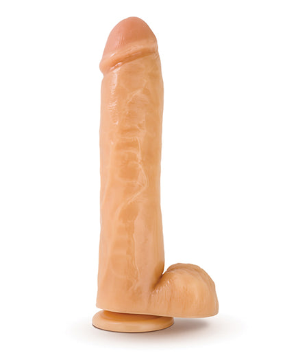Blush Hung Rider Hammer 10" Dildo w/Suction Cup - Flesh Blush Novelties