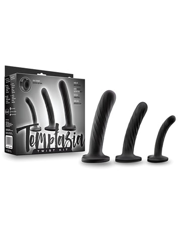 Blush Temptasia Twist Kit - Black Set of 3 Blush Novelties
