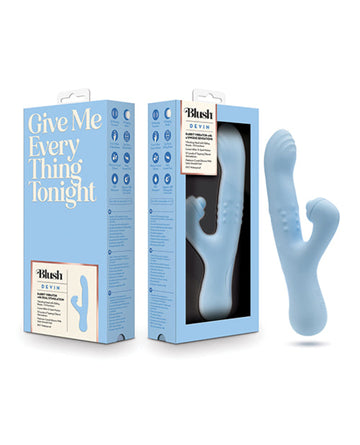 Blush Devin G-Spot Vibrator - Blue Blush Novelties