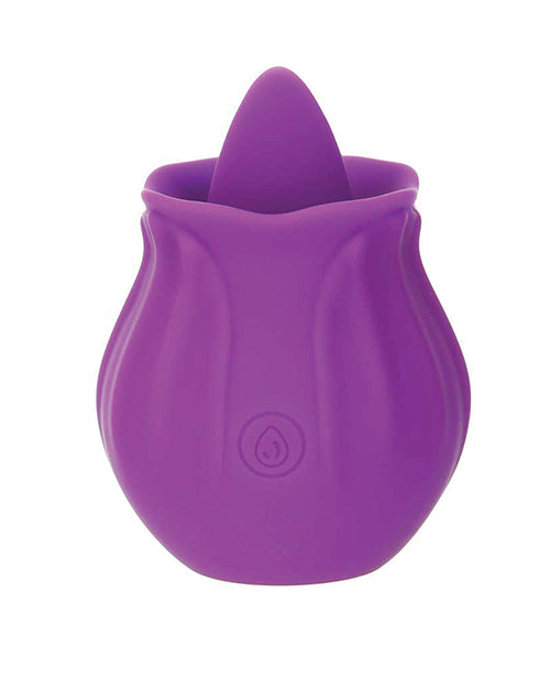 M'Lady Flickering Tongue & Vibrating Clitoral Stimulator Purple JLD