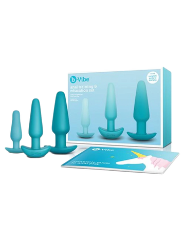 B-vibe Anal Education Set - Teal B-vibe
