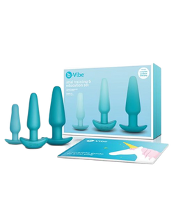 B-vibe Anal Education Set - Teal B-vibe
