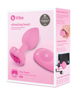 B-vibe Vibrating Heart Plug Cotr INC