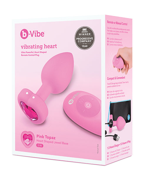B-vibe Vibrating Heart Plug Cotr INC