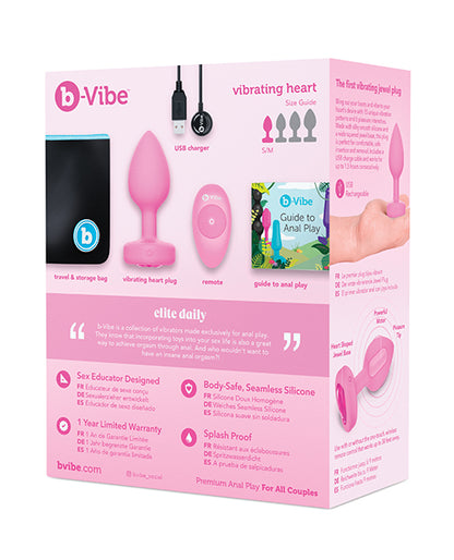 B-vibe Vibrating Heart Plug Cotr INC