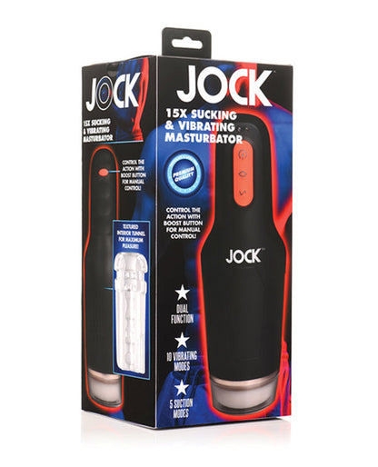 Curve Toys Jock 15x Sucking & Vibrating Masturbator Curve Toys
