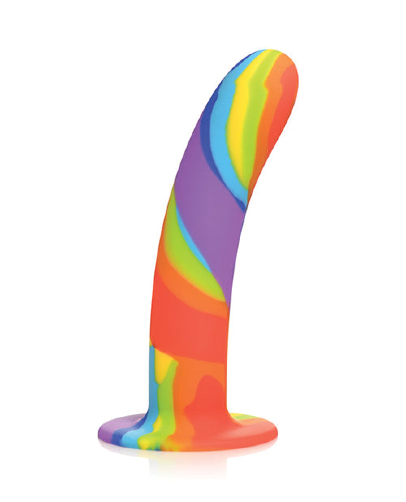 Curve Toys Simply Sweet Rainbow Silicone Dildo Curve Toys C/o Xr