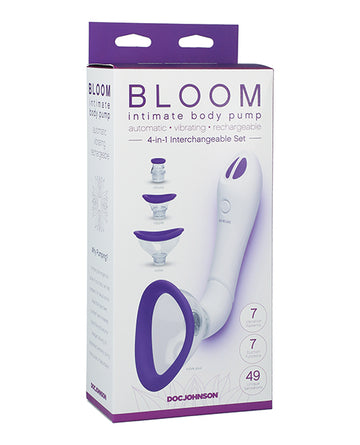 Bloom Intimate Body Automatic Vibrating Rechargeable Pump Doc Johnson