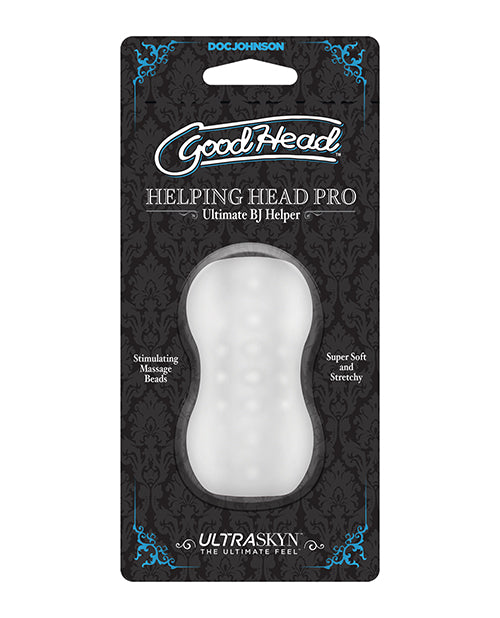GoodHead Helping Head Pro ULTRASKYN Stroker - Frost Doc Johnson premium sex doll