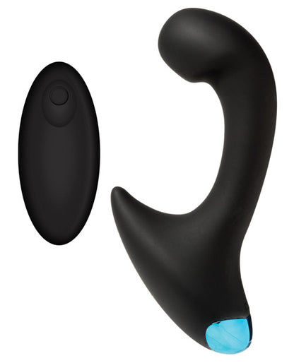 OptiMale Vibrating P Massager w/Wireless Remote - Black Doc Johnson