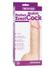 Vac-U-Lock 7" Perfect Realistic Cock - White Doc Johnson