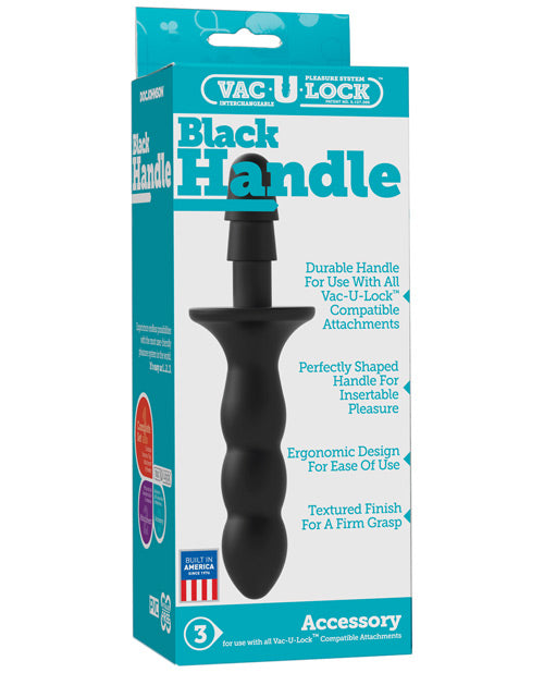 Vac-U-Lock Handle - Black Doc Johnson dongs & dildos