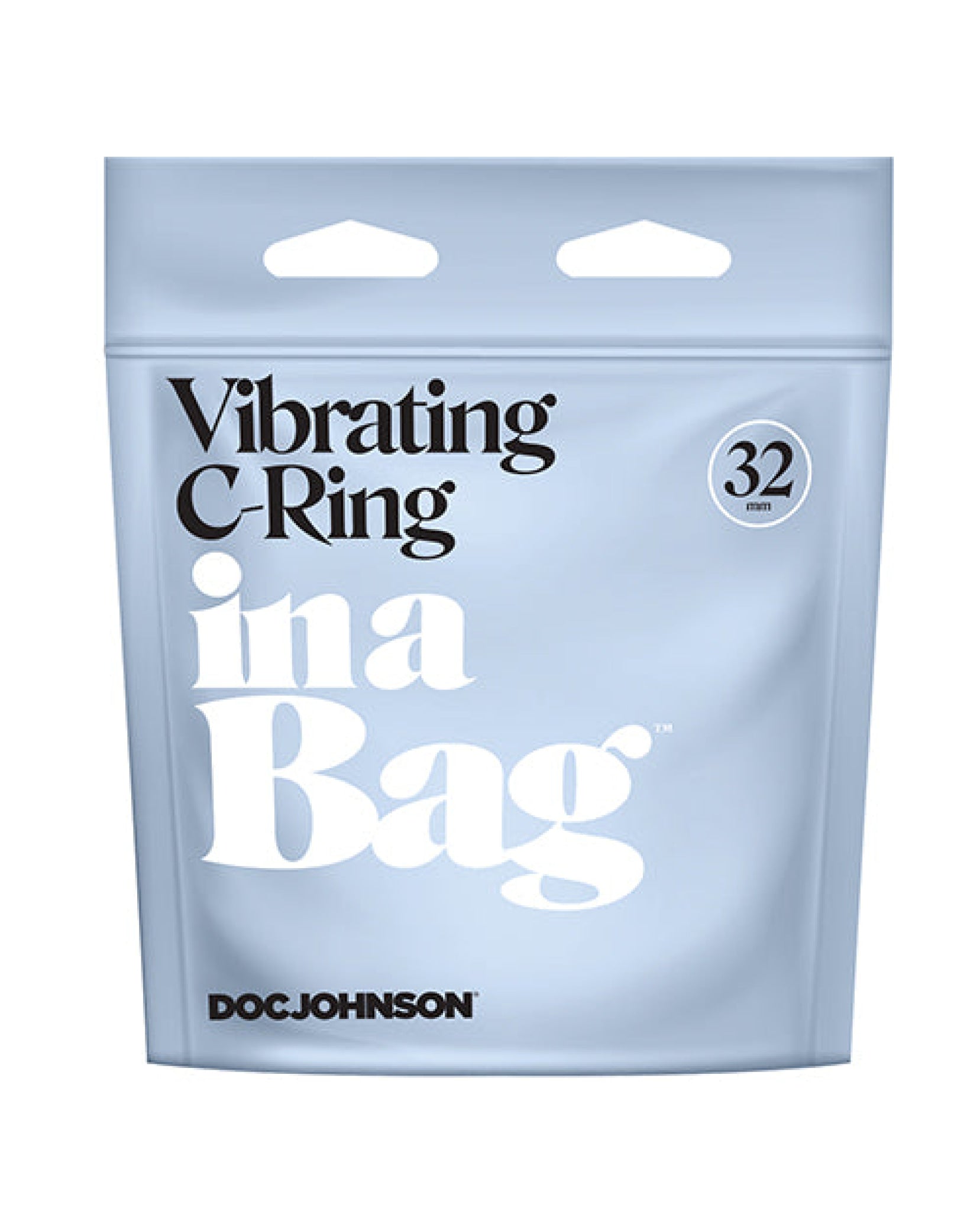 In A Bag Vibrating C-ring - Black Doc Johnson