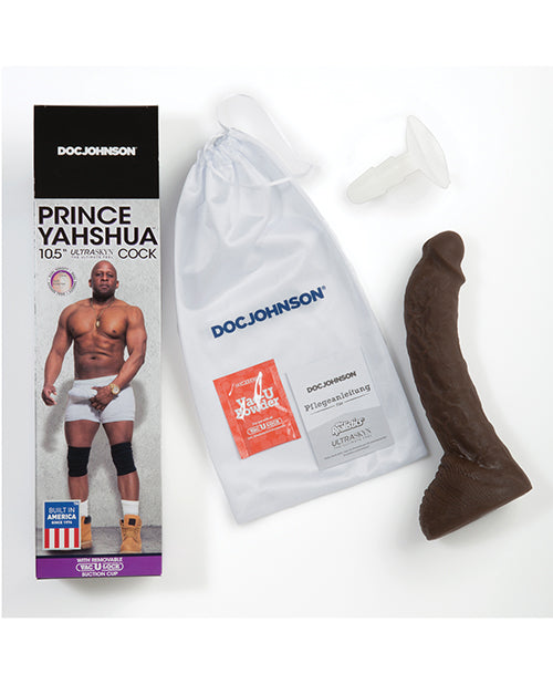 Prince Yahshua Ultraskyn 10.5" Cock - Chocolate Doc Johnson