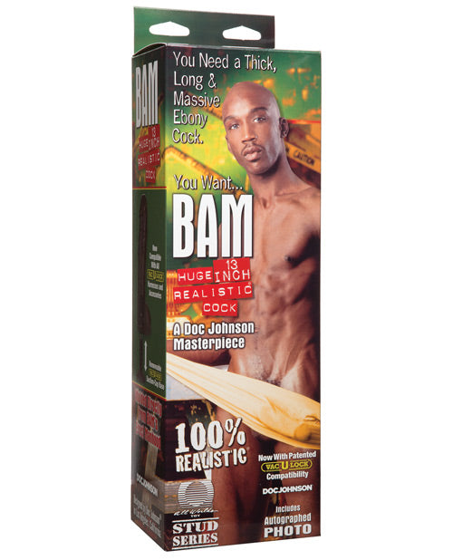 Bam Realistic Cock - Brown Doc Johnson