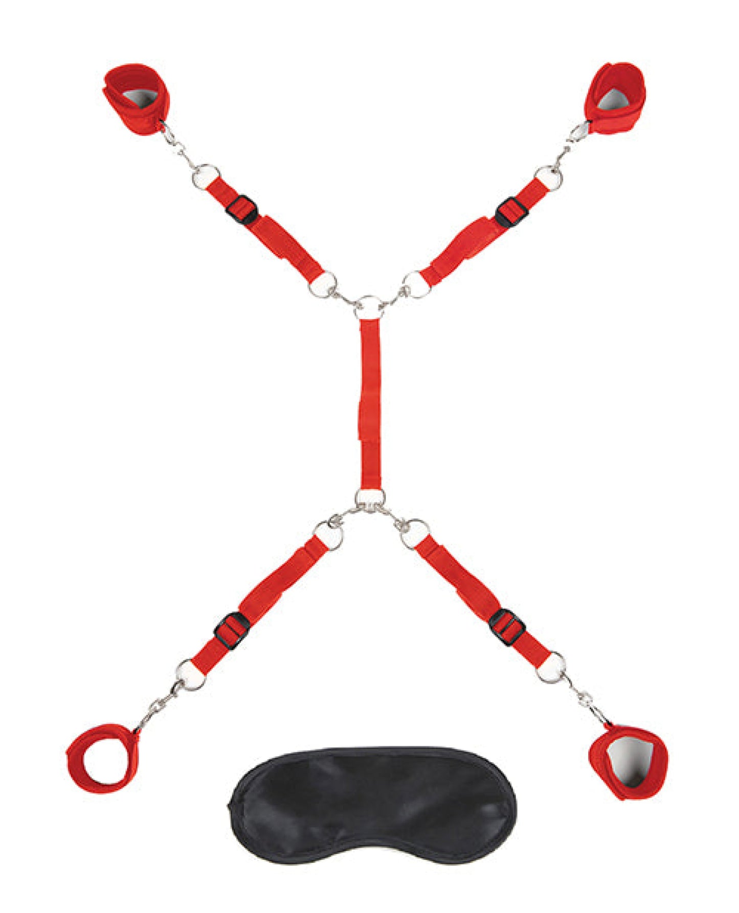 Lux Fetish 7 Pc Bed Spreader - Red Lux Fetish