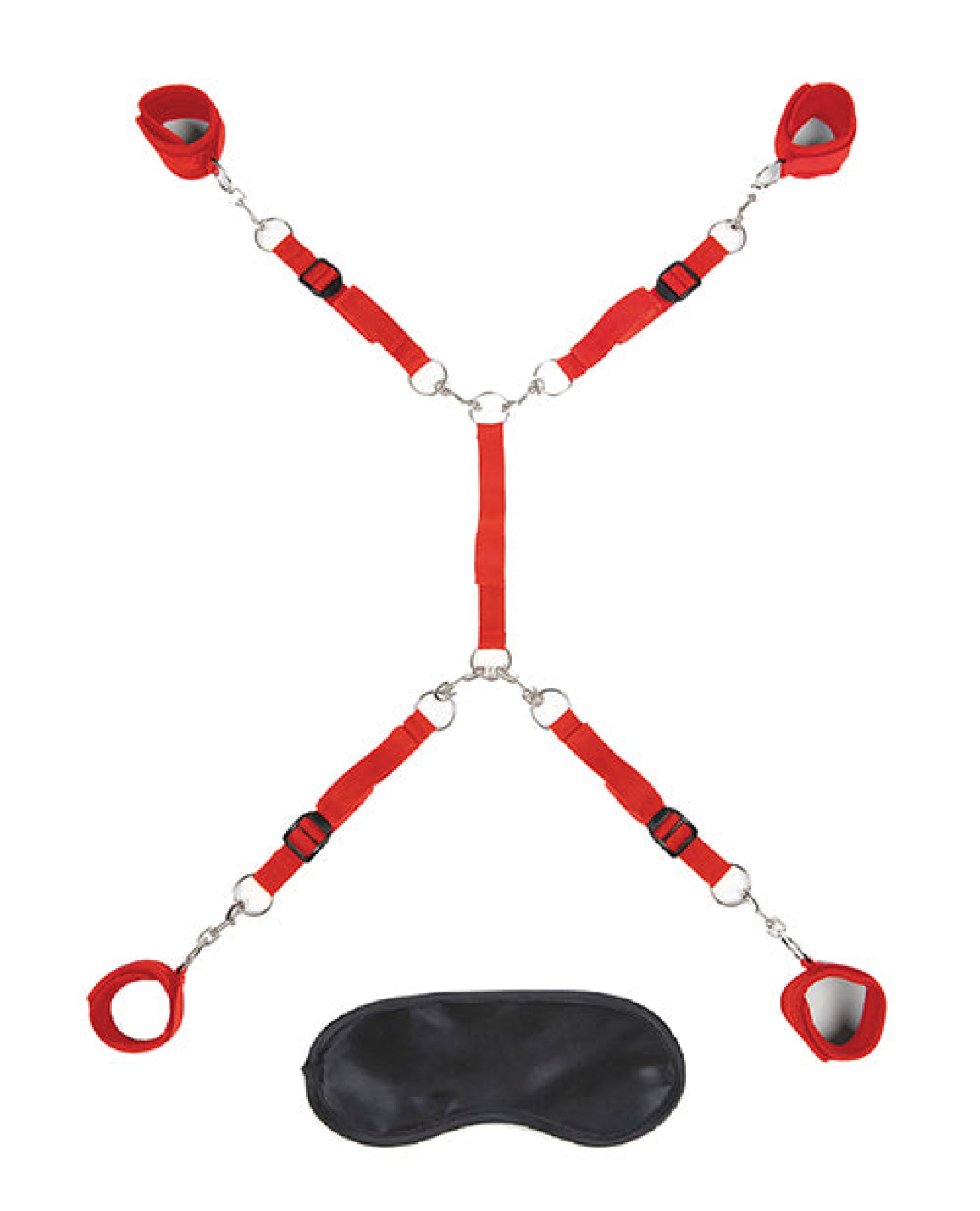 Lux Fetish 7 Pc Bed Spreader - Red Lux Fetish