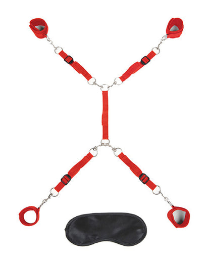 Lux Fetish 7 Pc Bed Spreader - Red Lux Fetish