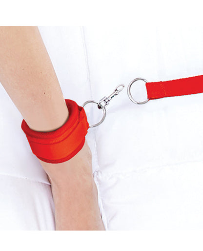 Lux Fetish 7 Pc Bed Spreader - Red Lux Fetish