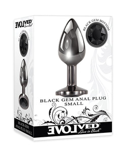 Evolved Black Gem Anal Plug Evolved Novelties INC