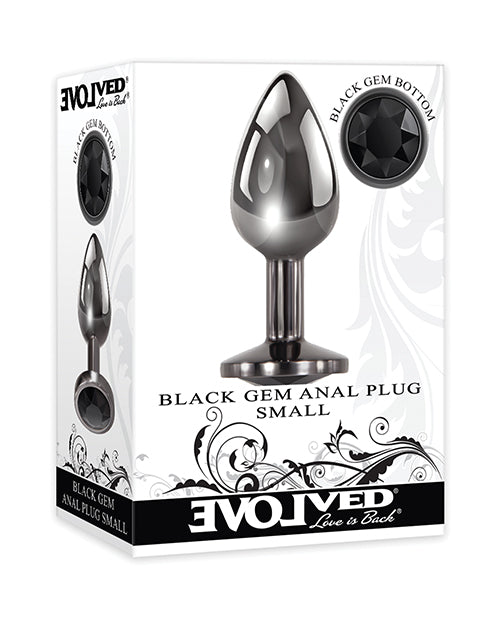 Evolved Black Gem Anal Plug Evolved Novelties INC