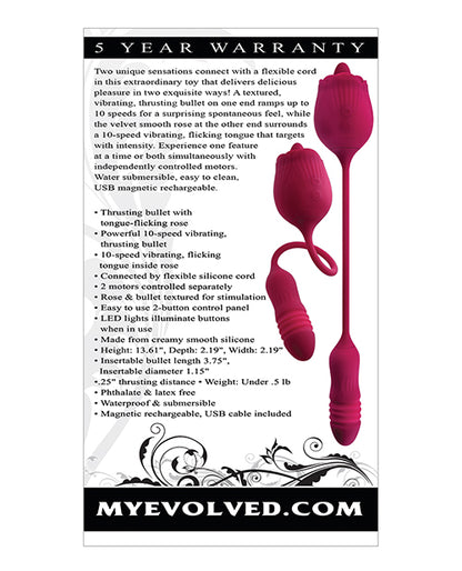 Evolved Wild Rose - Red Evolved Novelties INC