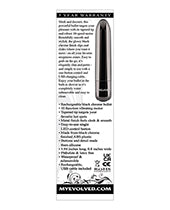 Evolved Real Simple Rechargeable Bullet - Black Chrome Evolved Novelties INC