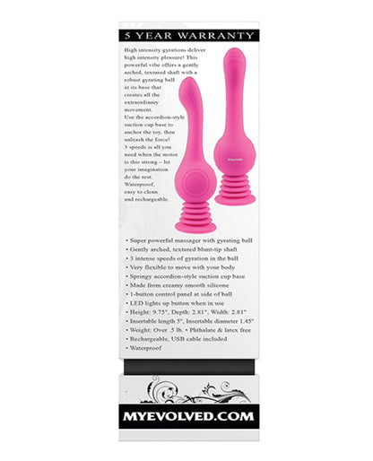 Evolved Gyro Vibe - Pink Evolved Novelties